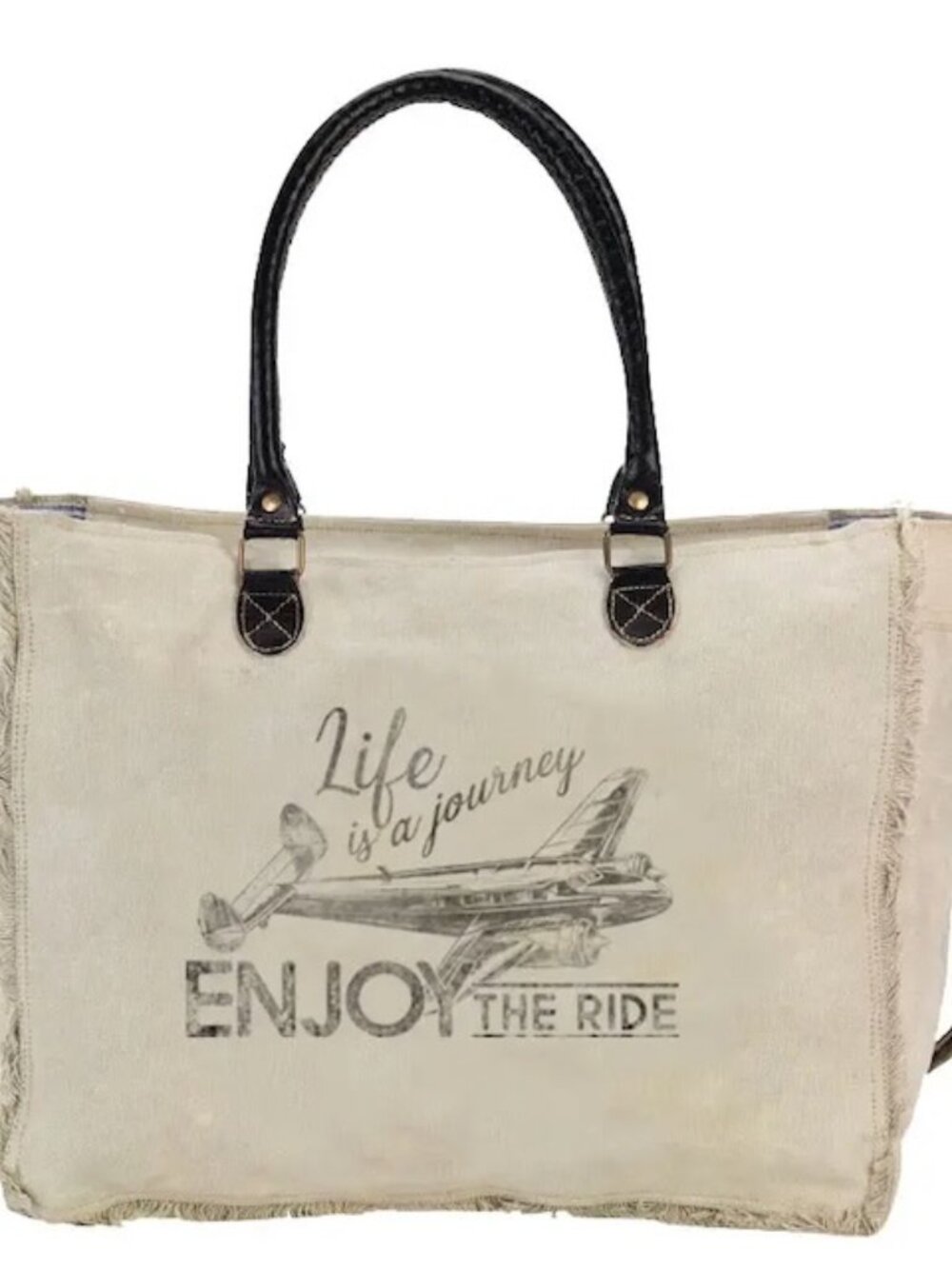 Life is a journey tote